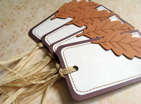 Custom leaf hang tags wholesale