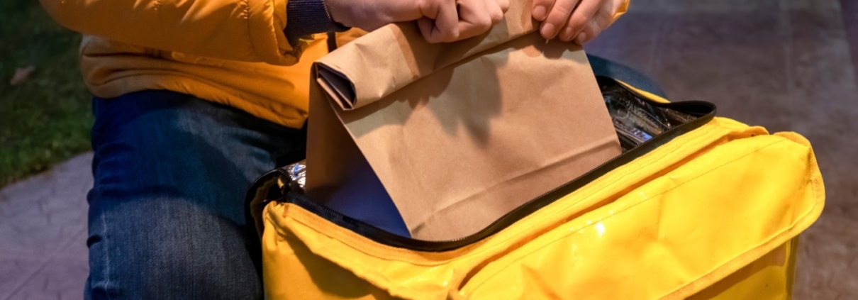 polythene courier bags