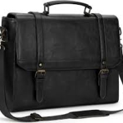 Classic Black Shoulder Bag for Office and Travel Use