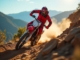 GPX Dirt Bike tackling steep mountain trail with ease