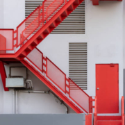 Fire escape doors