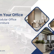 Modern modular office furniture by Mueble India – flexible workstations, ergonomic chairs, and space-saving office solutions from trusted office furniture manufacturers.