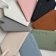 Personalized embossed tags