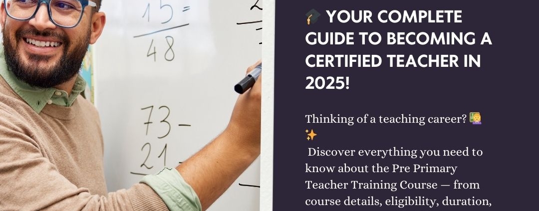 pre primary teacher training course