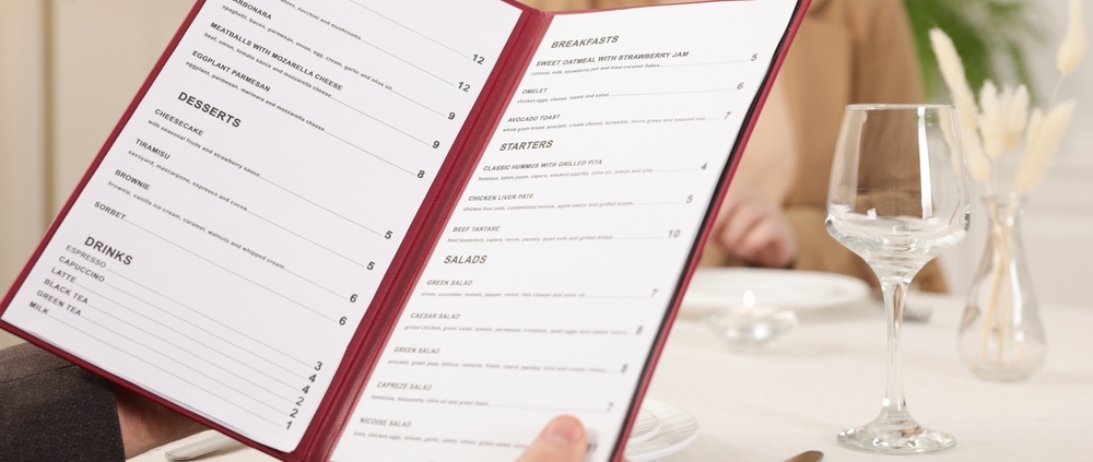 Restaurant Menu Types You Should Know