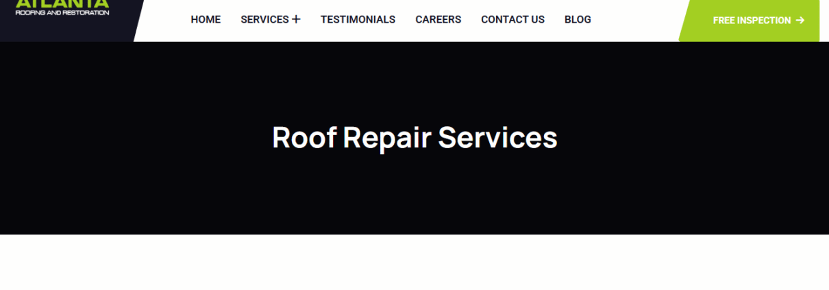 roof repair services in atlanta
