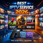 Best IPTV Service 2026 with 4K channels, VOD, and Firestick support