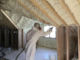 Spray foam insulation