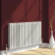 Reina column radiator and towel radiator in modern home